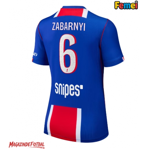 Paris Saint-Germain Ilya Zabarnyi #6 Tricou Fotbal Replică 2026-27 Femei Acasa Paris Saint-Germain Ilya Zabarnyi #6 Tricou Fotbal Replică 2026-27 Femei Acasa